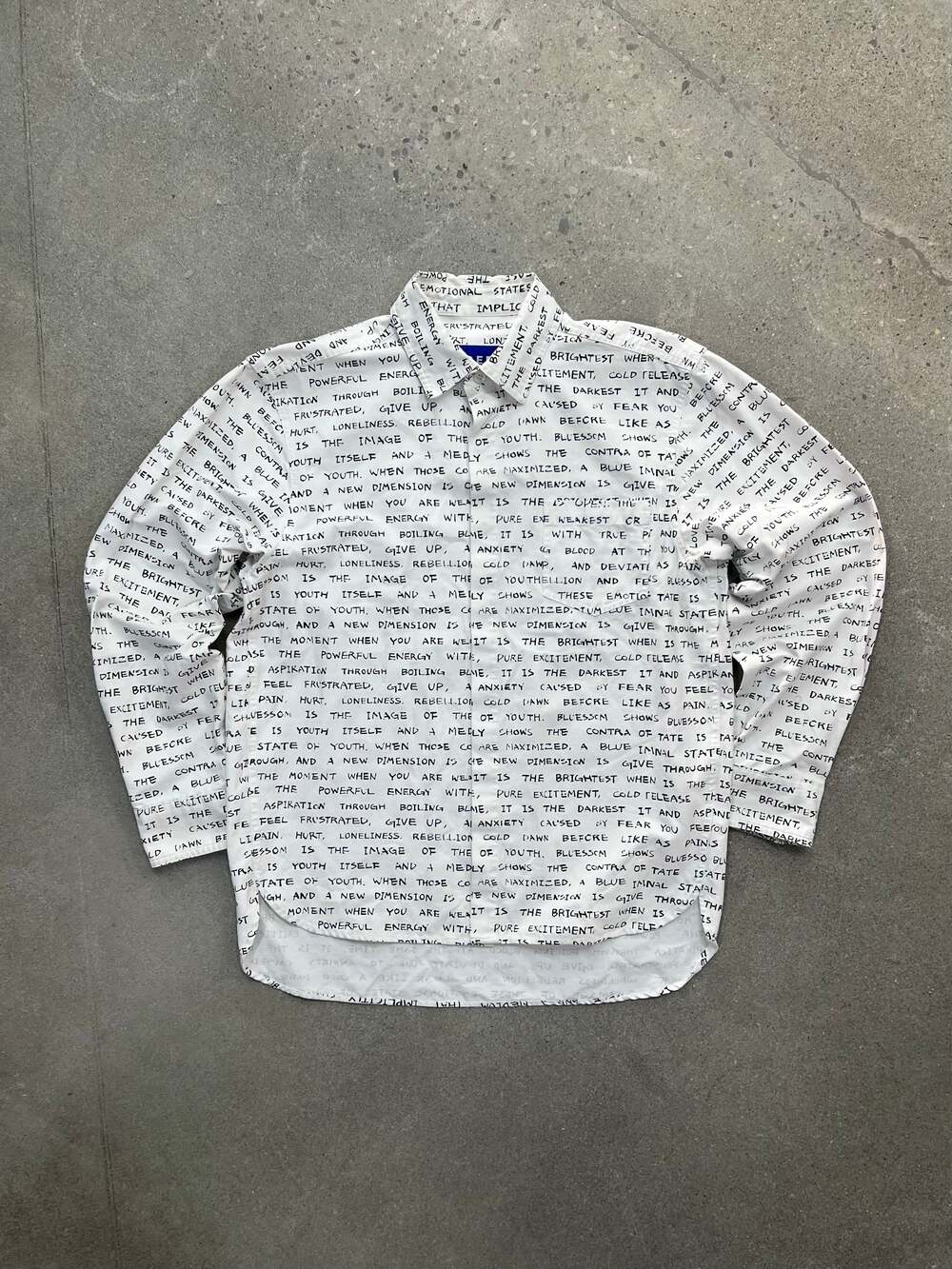 Ader Error Letter Button-Up Shirt - L